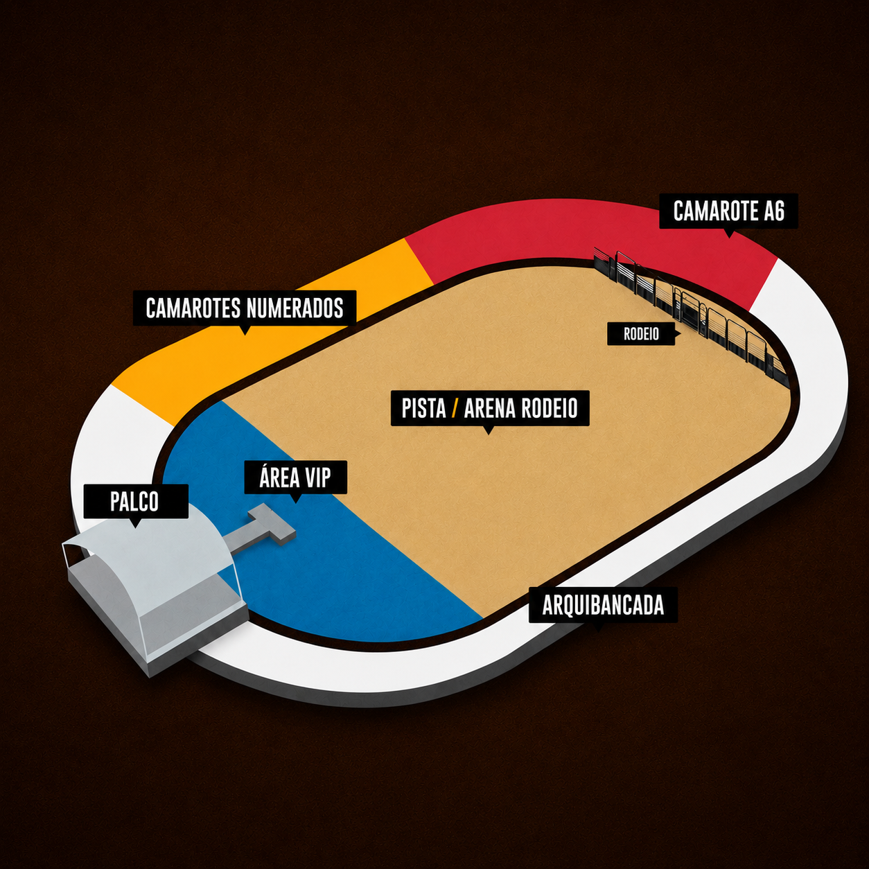 Mapa da Arena ExpoAstorga